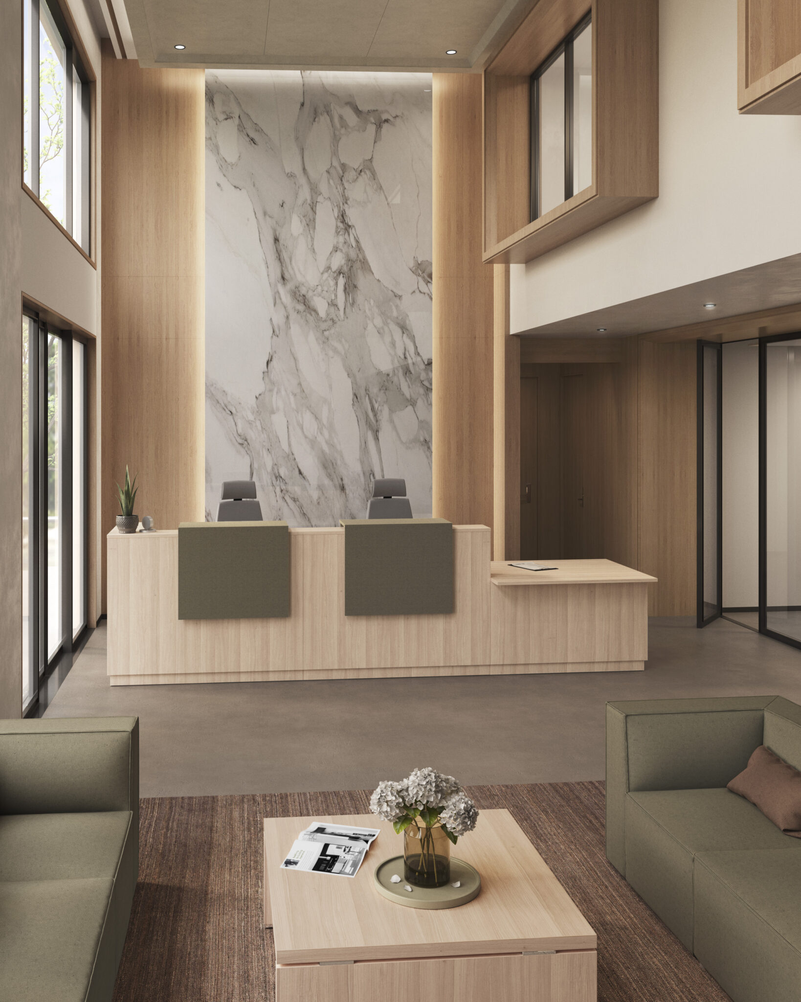 Randolph Ruhl - raum design - Bürolösungen Lounge